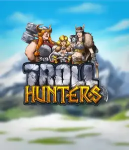 Immerse yourself in "Troll Hunters," where fierce Viking warriors stand ready to take on their foes. The logo features a male and female Viking, equipped with weapons, with a chilly landscape. They exude strength and courage, reflecting the spirit of the game's adventurous theme.